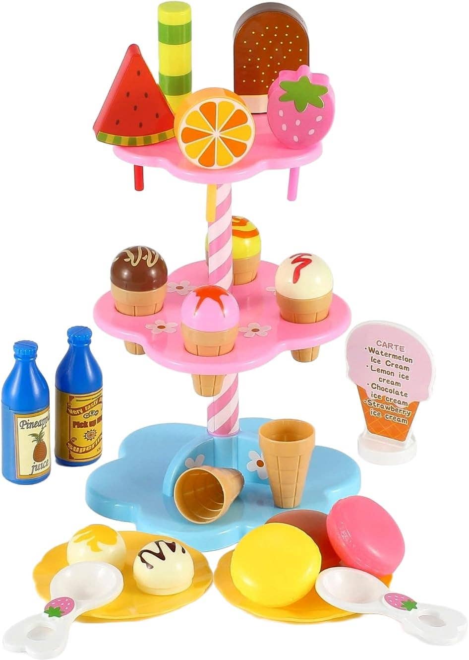 Sweet Treats Ice Cream Desserts Tower