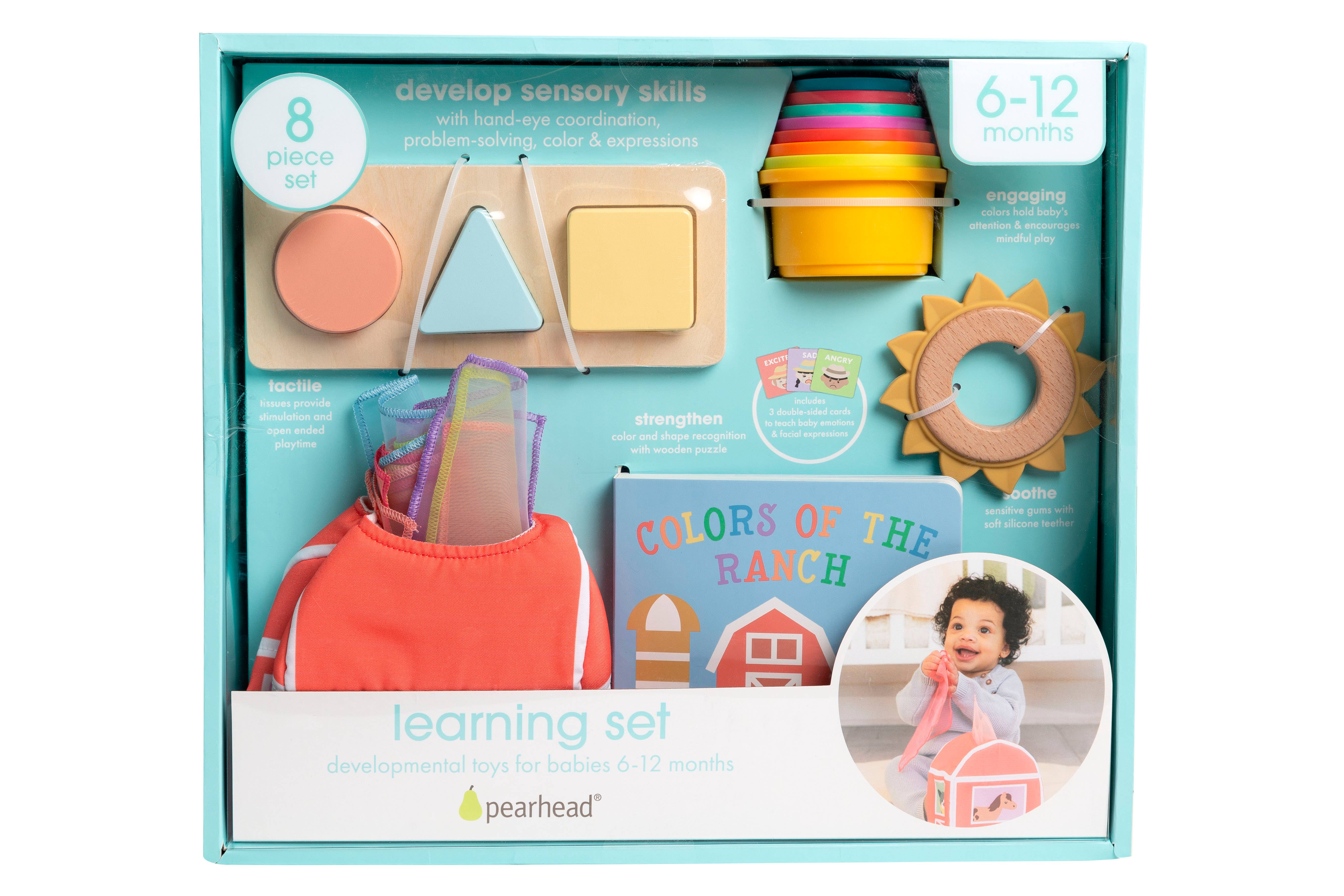 Baby Sensory Learning Toy Set, 8-Piece, 6-12 Months