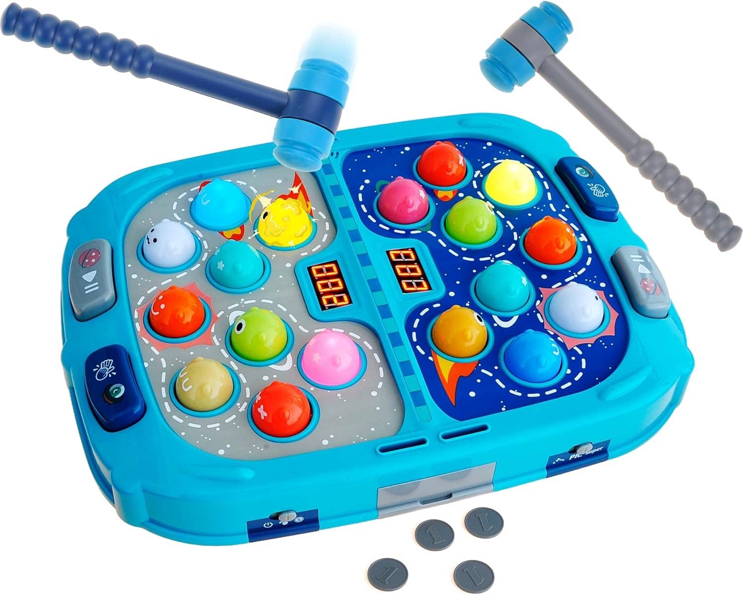 2 Players Wack-A-Mole Pounding Toys