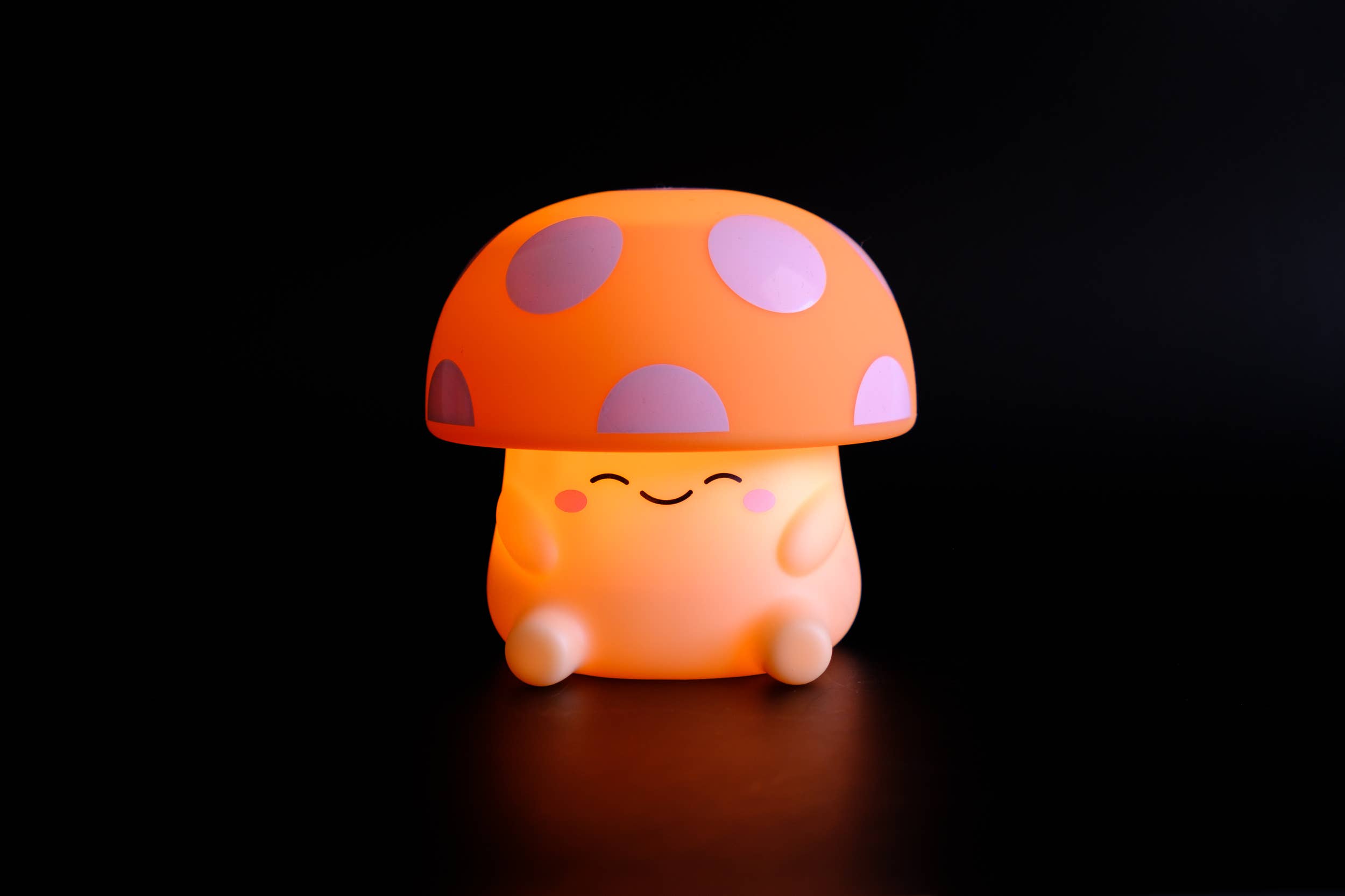 Mushi Ambient Mushroom Night Light - Squishy Silicone USB-C